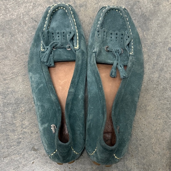 Lacoste Green Suede Women's Loafers - Picture 3 of 4